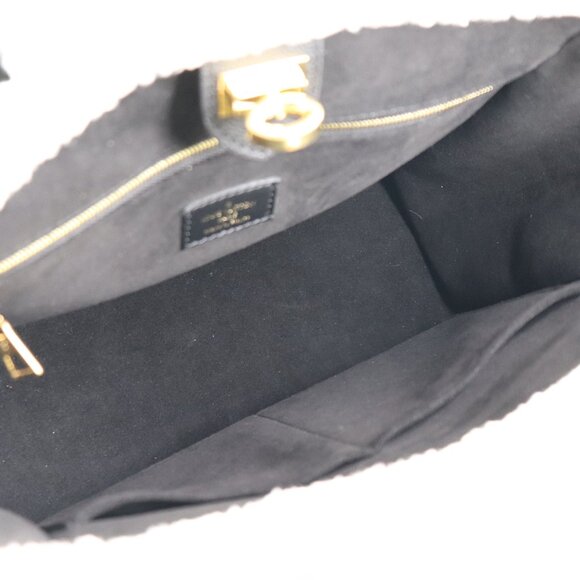 Sold💜Louis Vuitton Grained Calfskin Shearling On My Side MM Black - Picture 16 of 16